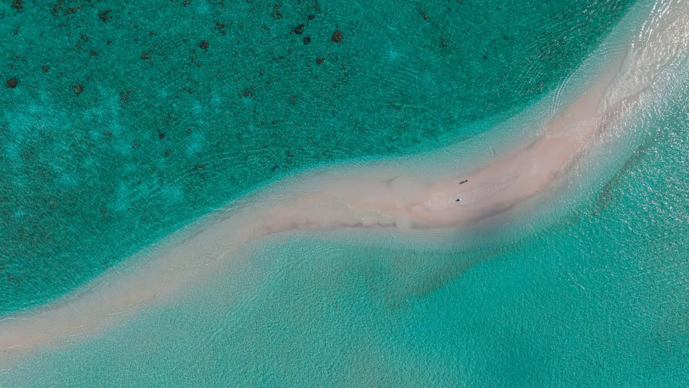New cays most days, by sail or by center console. Sandbars and water you can read the bottom through.